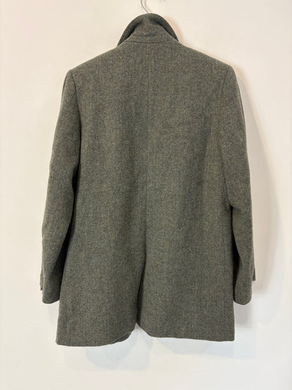 GABTAG. Blazer lana espiga azul