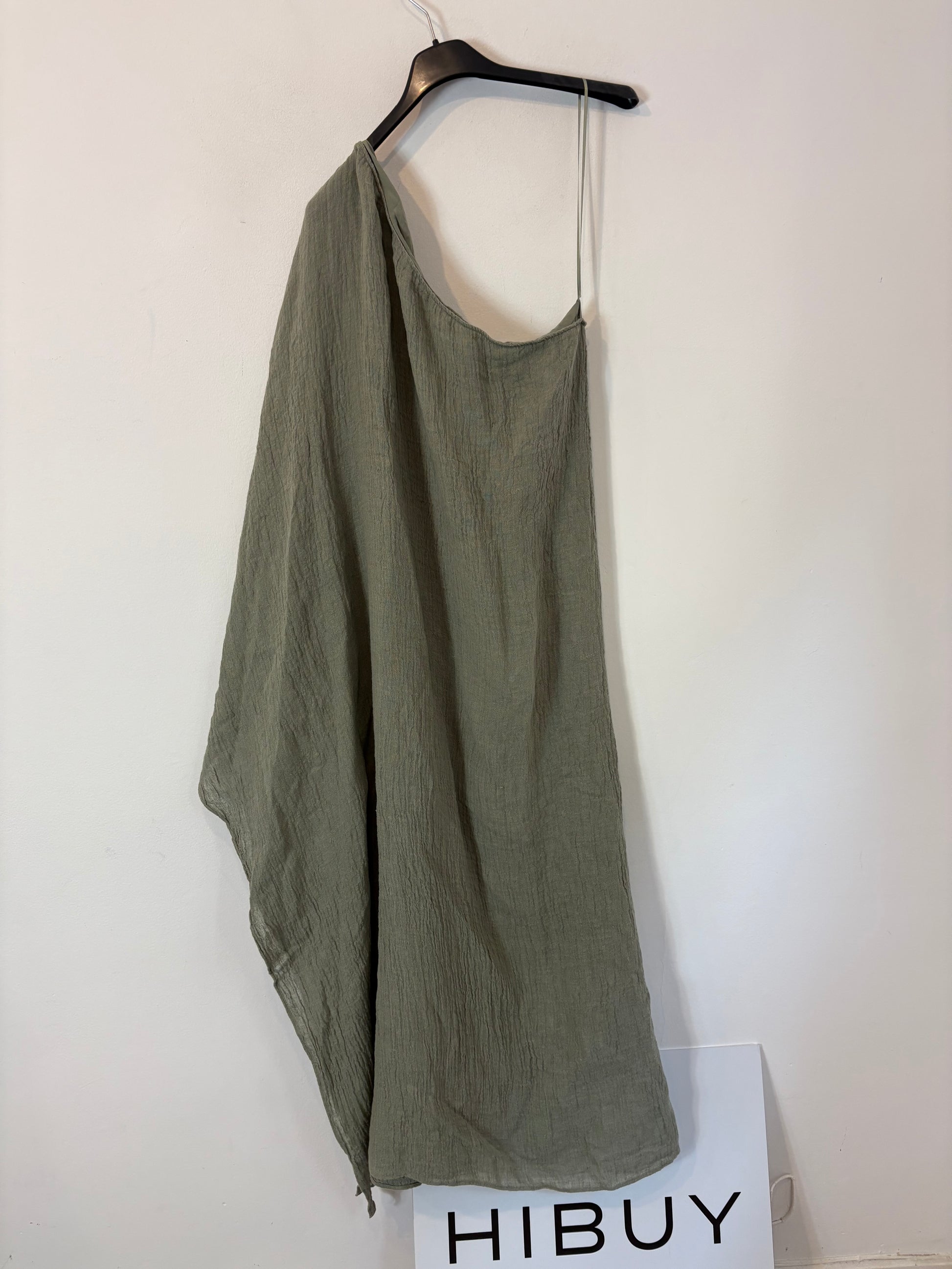 MASSIMO DUTTI. Asymmetrical linen dress S.xs Hibuy market MASSIMO DUTTI. Asymmetrical linen dress S.xs Hibuy market
