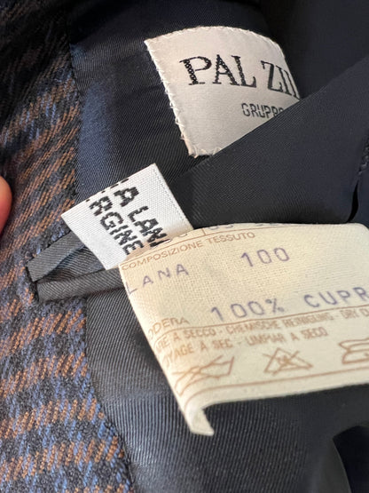PAZ ZILERI. Checked wool jacket. Size 52