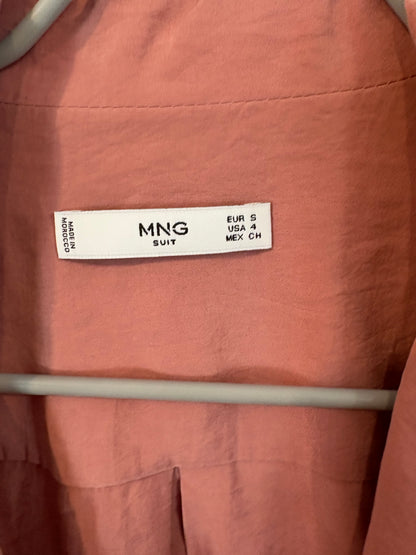 ZARA. Blusa fluida rosa palo