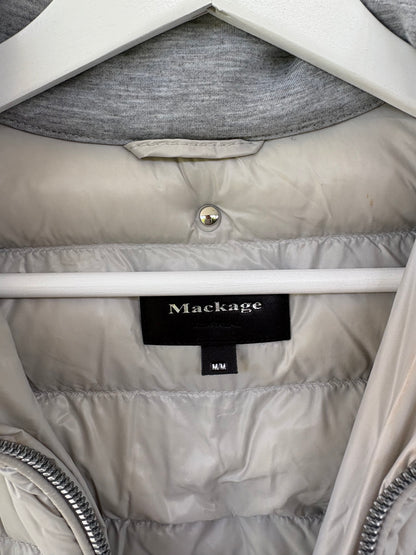 MACKAGE. Chaqueta gris doble textura ligera. T M