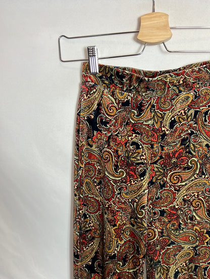 STARDIVARIUS. Velvet flared trousers. Size XS