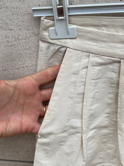 SEE U SOON. Beige wide-leg trousers, size 36