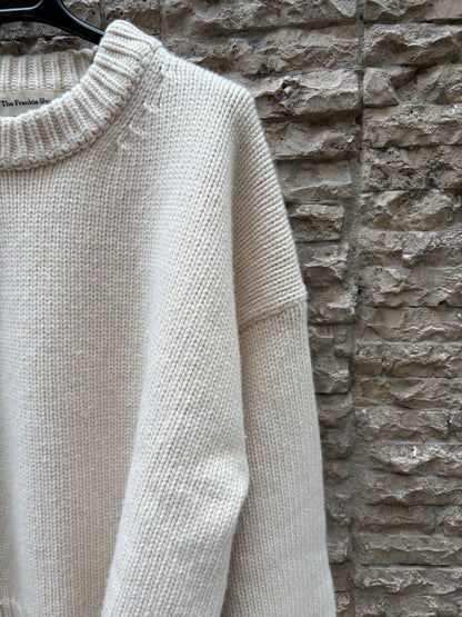 IMAN. White ribbed top Tm