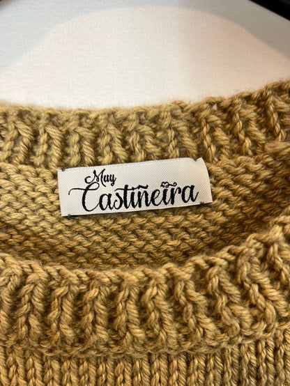 MUY CASTIÑEIRA. Chaleco beige TU(S)
