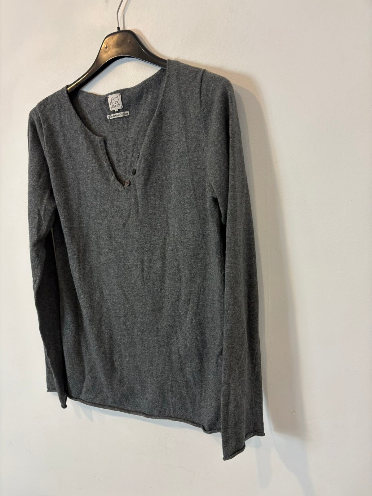 KARL MARC JOHN. Jersey gris cashmere