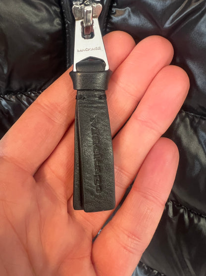 MACKAGE. Black double-textured quilted jacket. XS/S