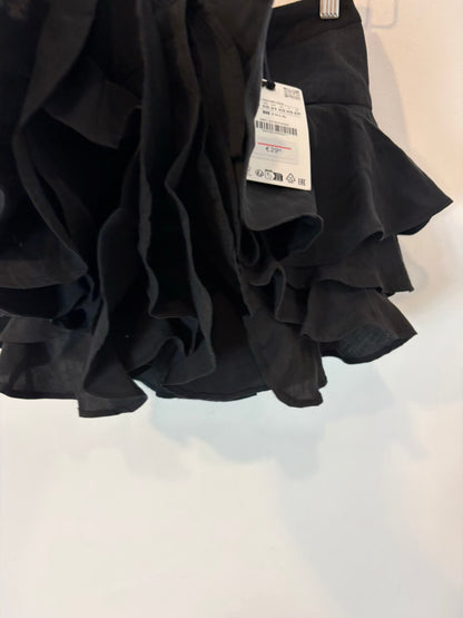 ZARA. Falda/ pantalón negra fluida