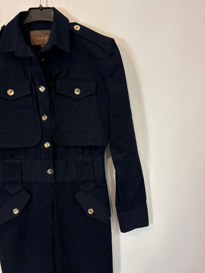 IQ COLLECTION. Mono  azul botones dorados