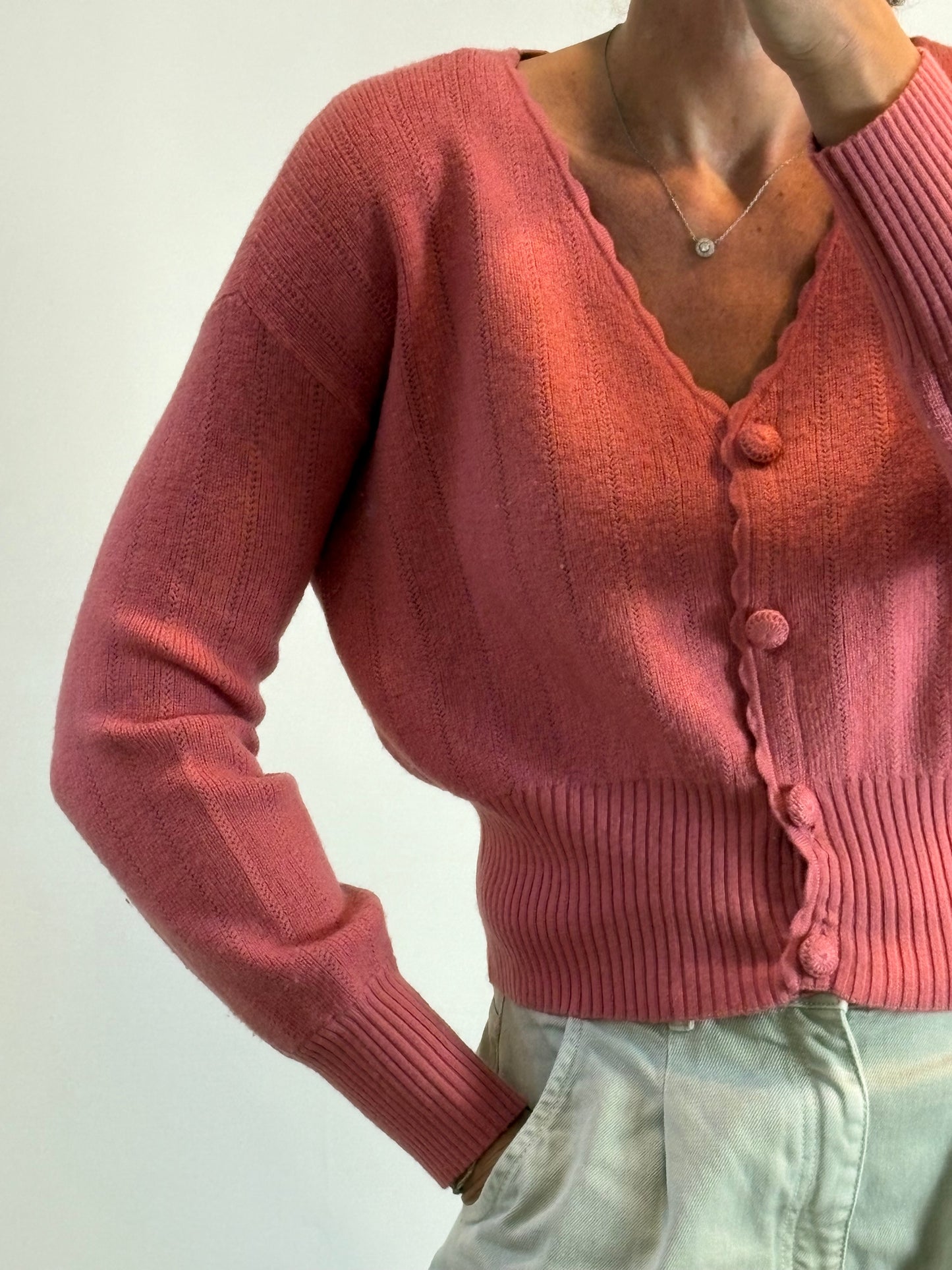 SÉZANE. Chaqueta lana botones