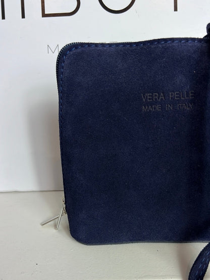 OTRAS. Bolso mini piel azul/morado