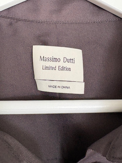 MASSIMO DUTTI Limited Edition. Camisa satinada  fluida