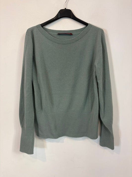 COMPTOIR DES COTONNIERS. Jersey verde agua cashmere