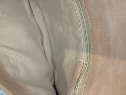 PURIFICACIÓN GARCIA. Cartera de mano piel gris