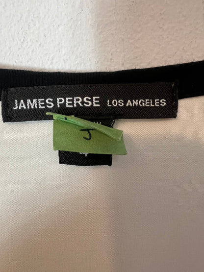 JAMES PERSE LOS ANGELES. Flowy white blouse with neckline. Size 4 (L)