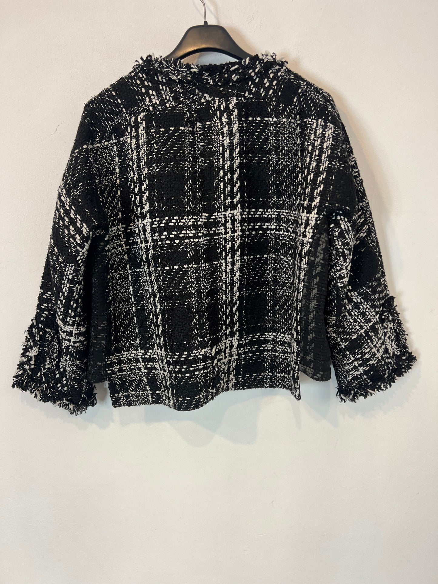 TERIA YABAR. Black tweed jacket. T.S.