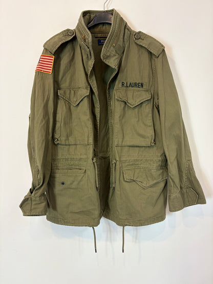POLO RALPH LAUREN. Embroidered military jacket. XS (S/M)