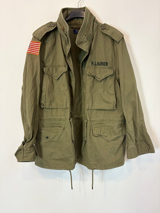 POLO RALPH LAUREN. Chaqueta militar bordados. T XS (S/M)