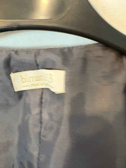 BIMANI. Chaqueta gris botones dorados