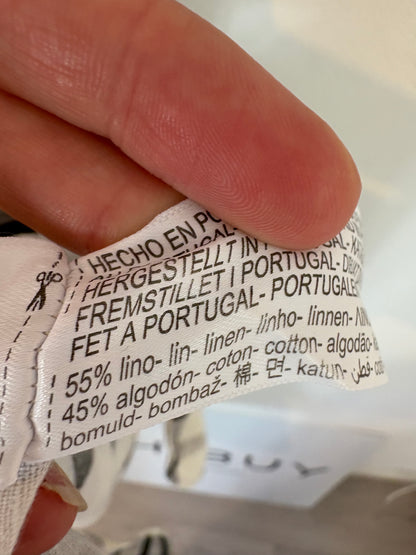 MASSIMO DUTTI. Linen shirt dress. T 34