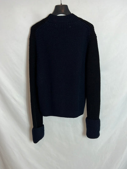 ZARA. Jersey bicolor punto  T.M