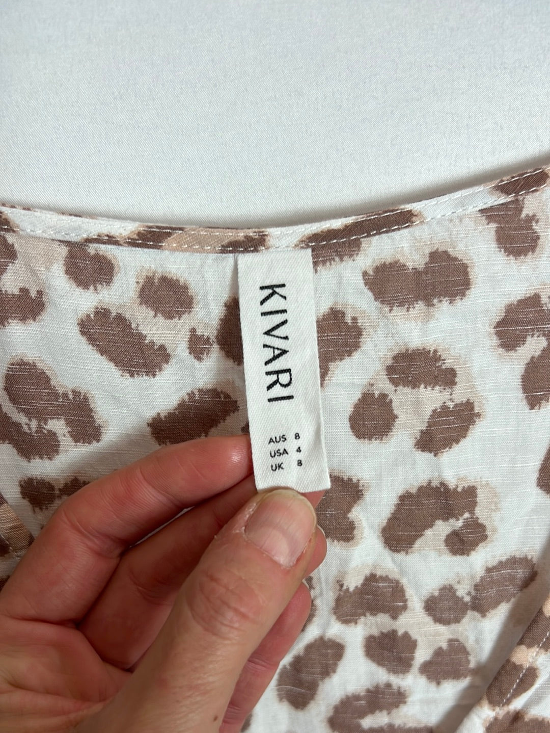 KIVARI. Vestido largo print T.4(XS/S)