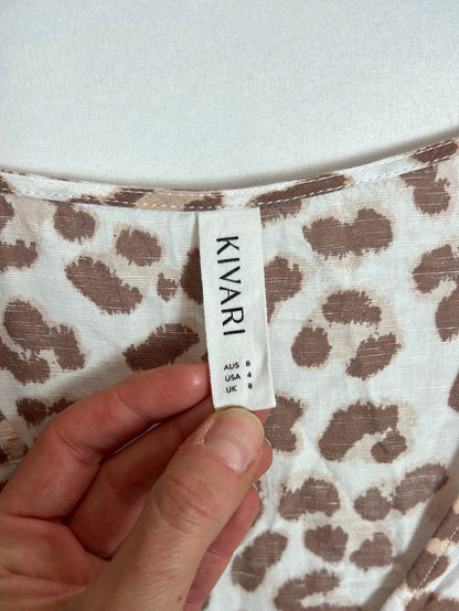 KIVARI. Vestido largo print T.4(XS/S)