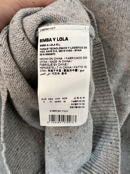 BIMBA Y LOLA. Heathered grey wool sweater. TS