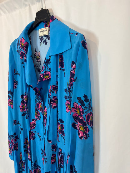 ZADIG&amp;VOLTAIRE .long printed silk dress. TS