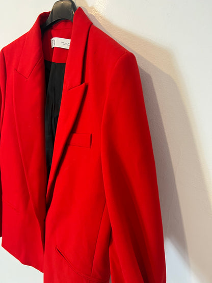 ZARA. Blazer roja recta. T S