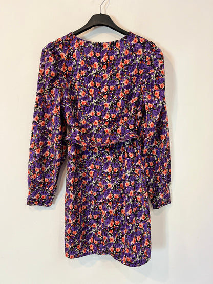 OTRAS. Vestido morado flores TU(S)