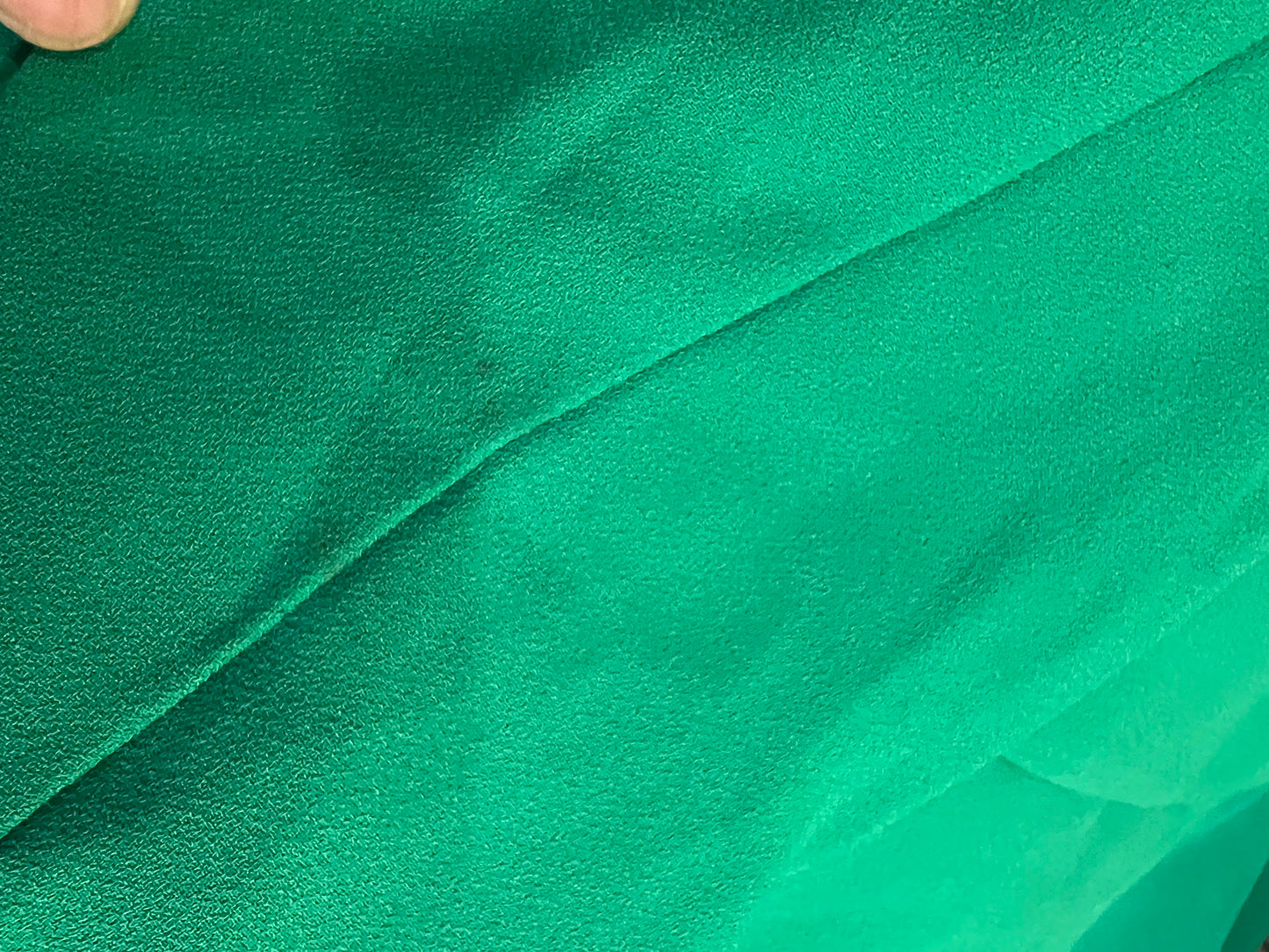 AMERICAN. Tm double-breasted green blazer