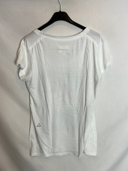 ELEVEN PARIS. Camiseta blanca cara. T L