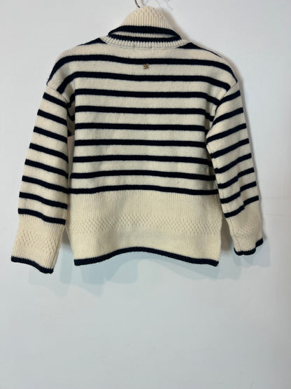 ABEL&LULA. Jersey rayas cuello alto  T.5 años