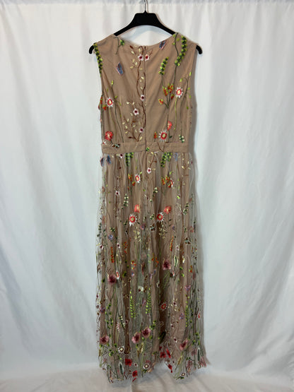 CHOKLATE. Vestido tull bordado. T.M