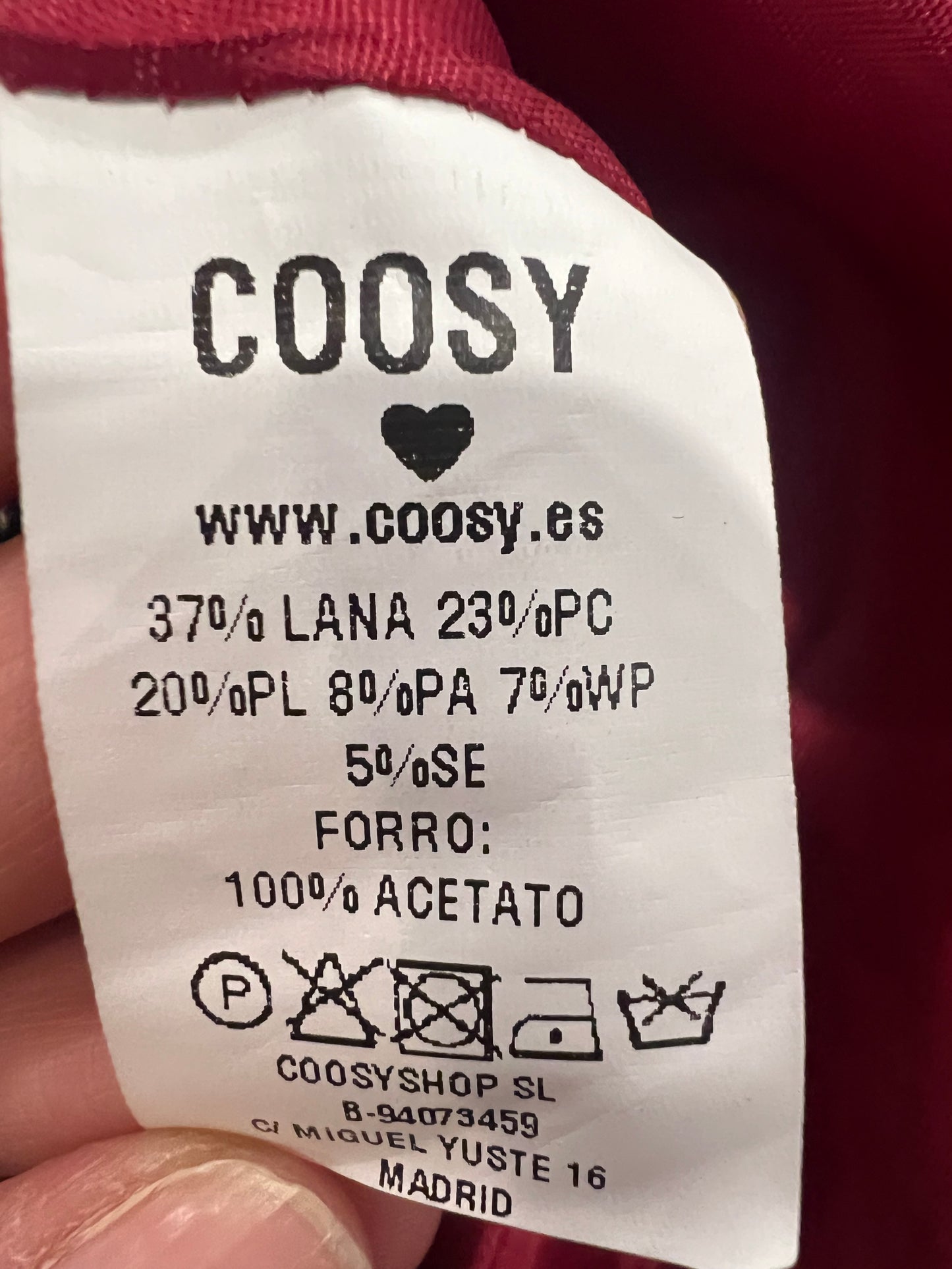 COOSY. Pantalones cortos cuadros.