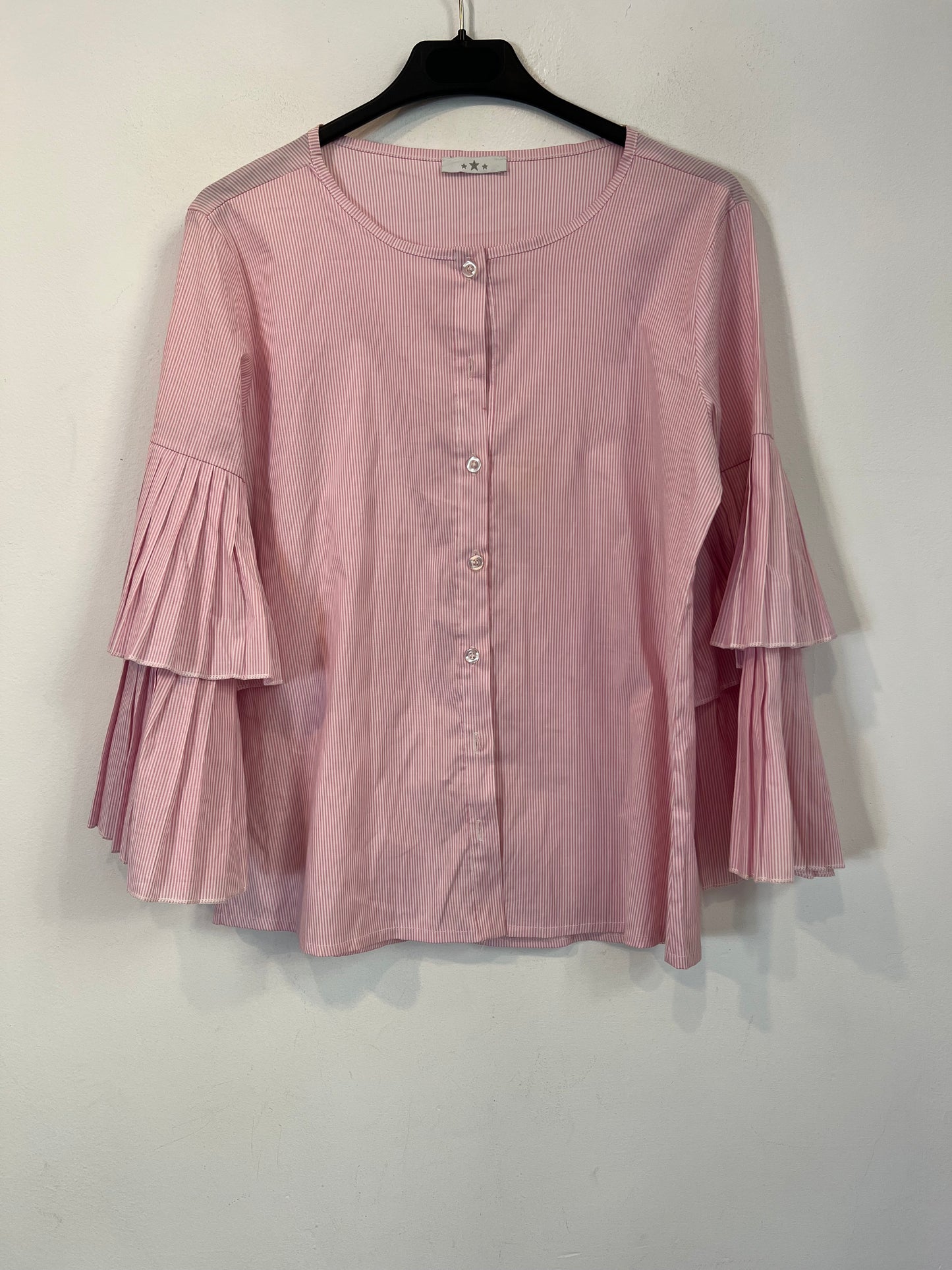 OTRAS. Blusa rayas rosas T.m