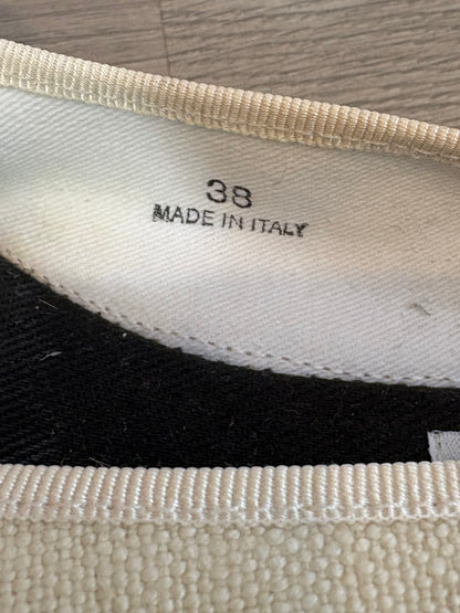 AMEÉ. Sleeveless fringed sweater S.(s)