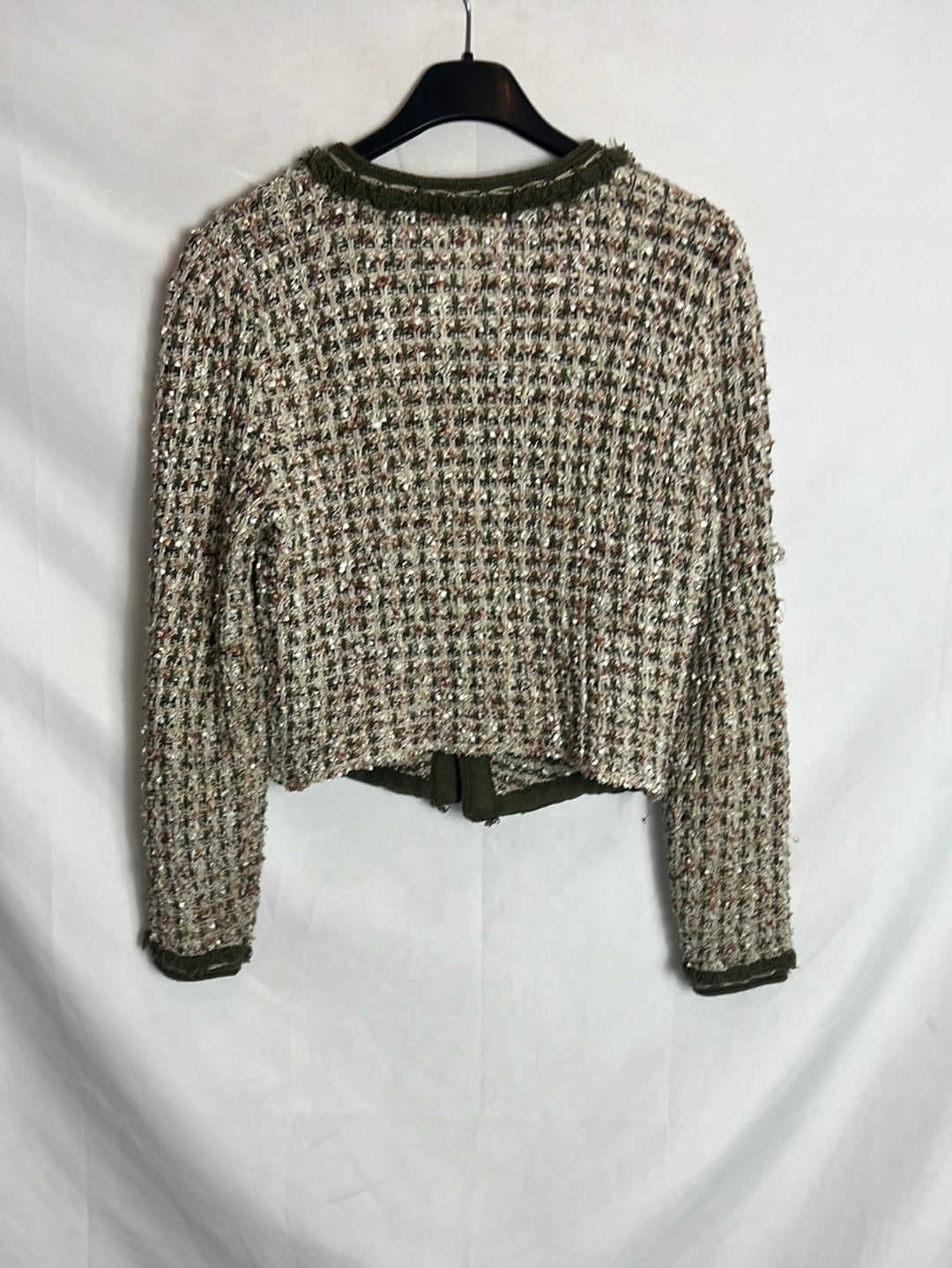 SISTERJANE. Colorful tweed jacket. TS