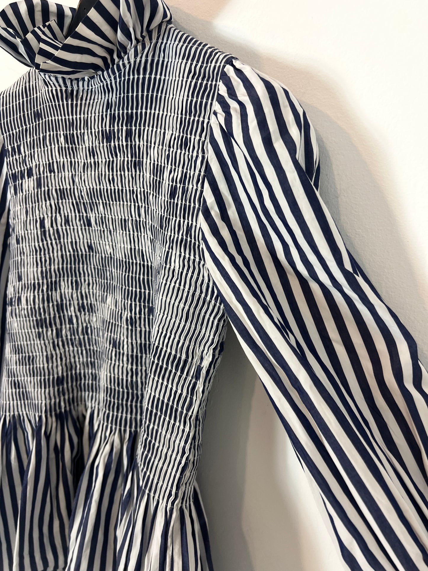 MARIA DE LA ORDEN. Honeycomb striped blouse. TS