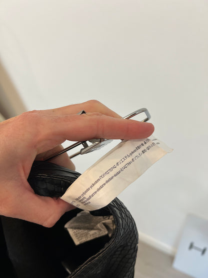 ZARA.falda negra efecto piel T.xs