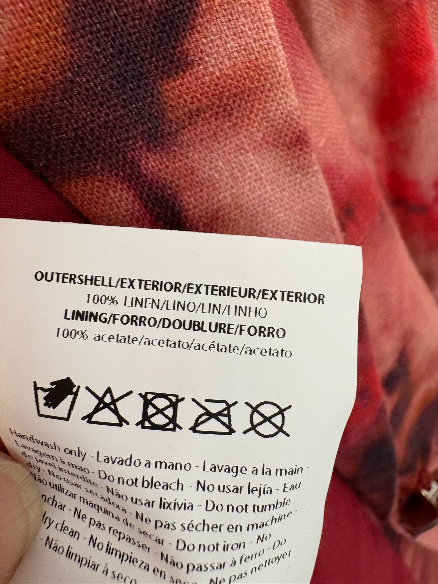 SCALPERS. Total look lino estampado. T S