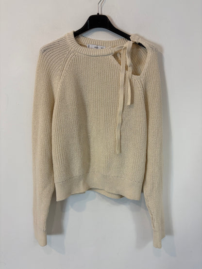 MASSIMO DUTTI. Short green skirt with pocket T.xs