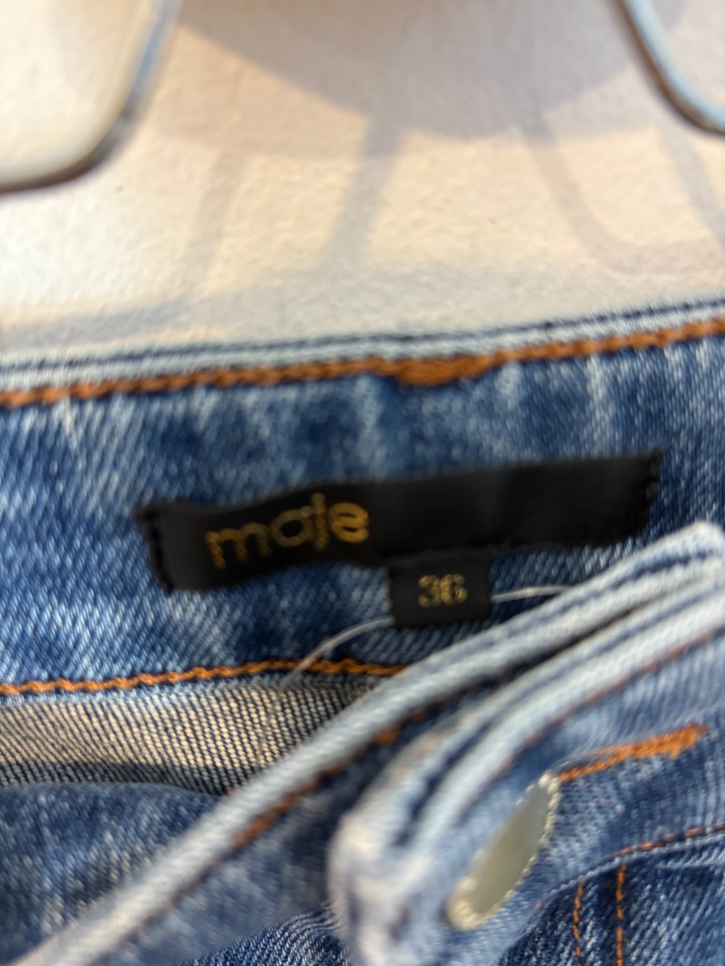 MAJE. Denim bolsillos delanteros