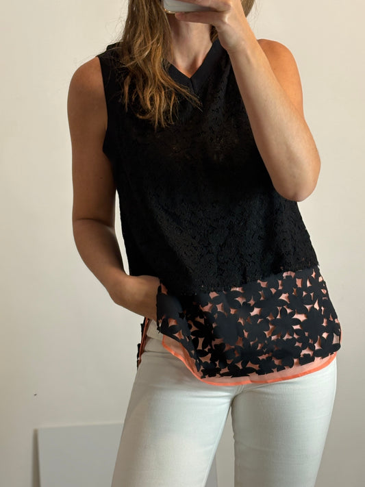 MSGM. Top doble textura