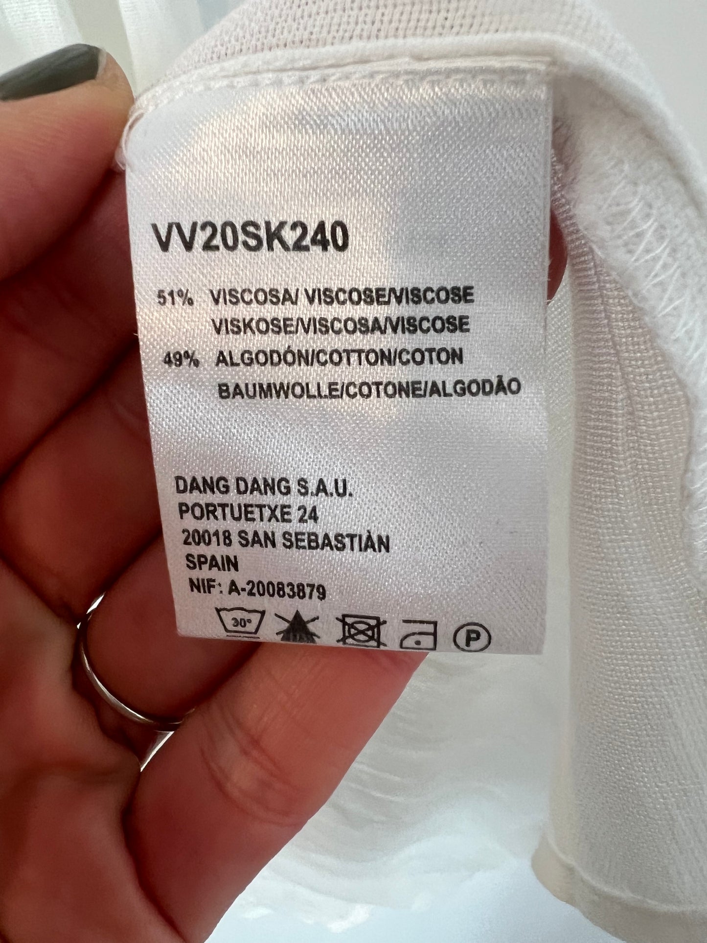 INDI &amp; COLD. White melange blouse. TM