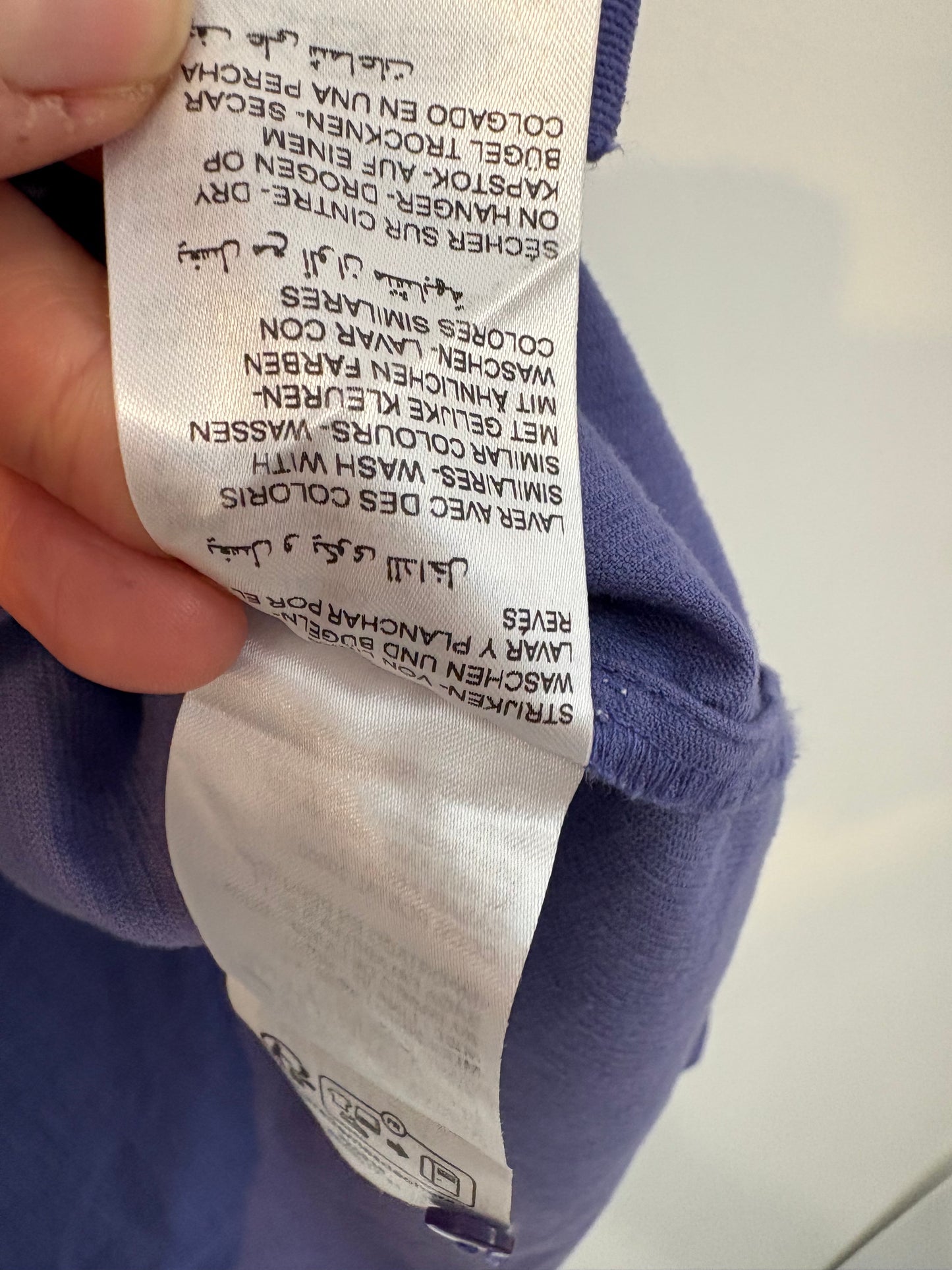 MAISON 123. Blusa morada textura