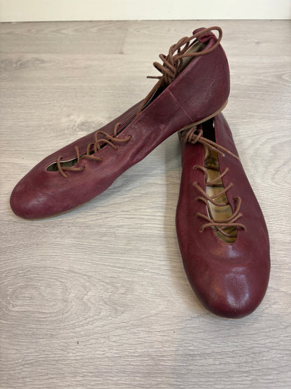 BOBO´S. Bailarina granate piel tiras