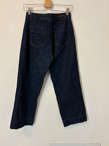 SESSUN: Denim recto bolsillos azul oscuro