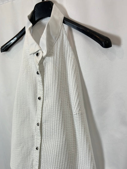 ZARA. White halterneck Ts top